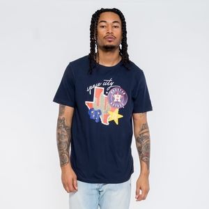 Men's Houston Astros New Era Navy City Cluster T-Shirt Size XLARGE
